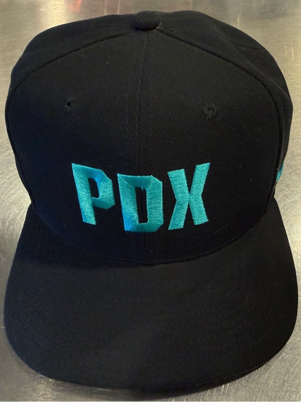Nike Pro Flatbill PDX Trail Blazers City Edition Black Hat C-13869